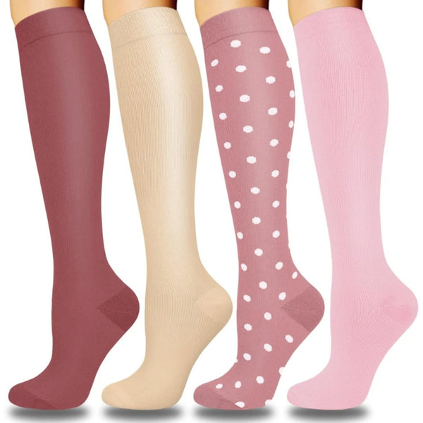4 Pairs of Compression Socks – Chic Leg Comfort