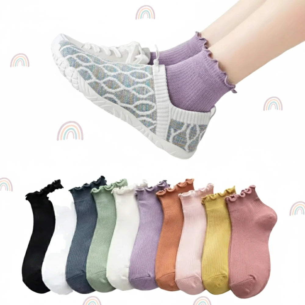 10 Pairs of Soft Everyday Socks – Comfortable & Color-Coordinated