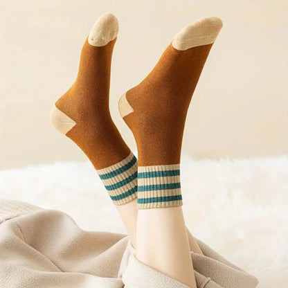 10 Pairs of Socks - Retro Fall Colors