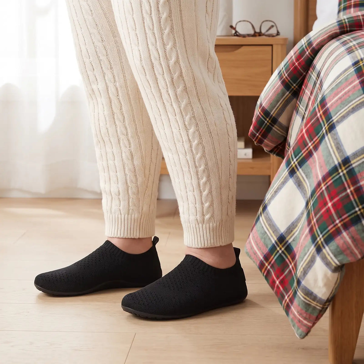 Cloud Sock Black lifestyle