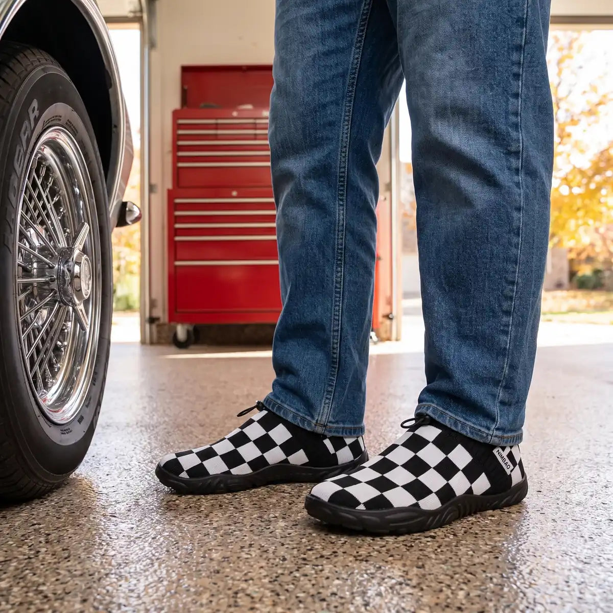 Cloud Walk Men checkerboard lifestyle