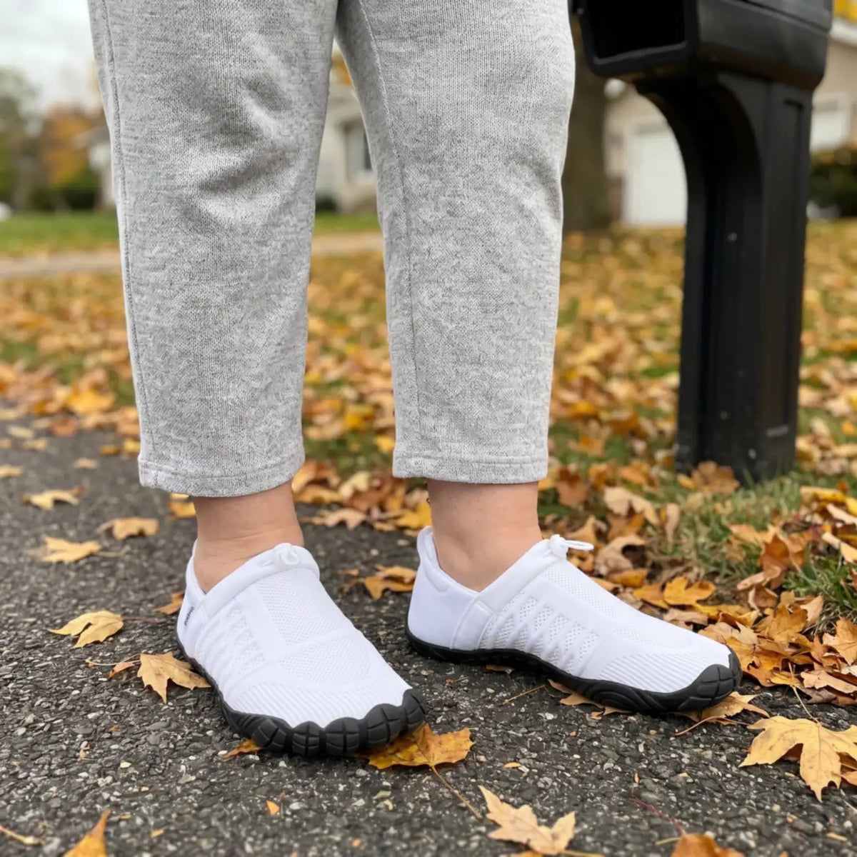 Cloud Walk Vela White Black Sole lifestyle