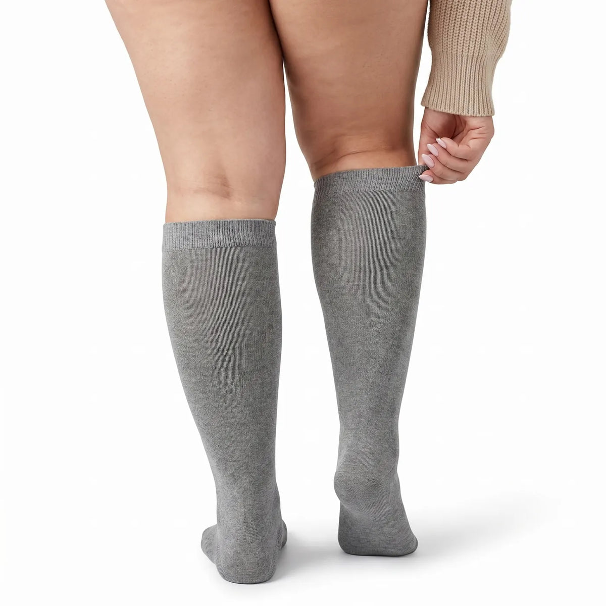 Nimbao Wide Compression Socks - Gray